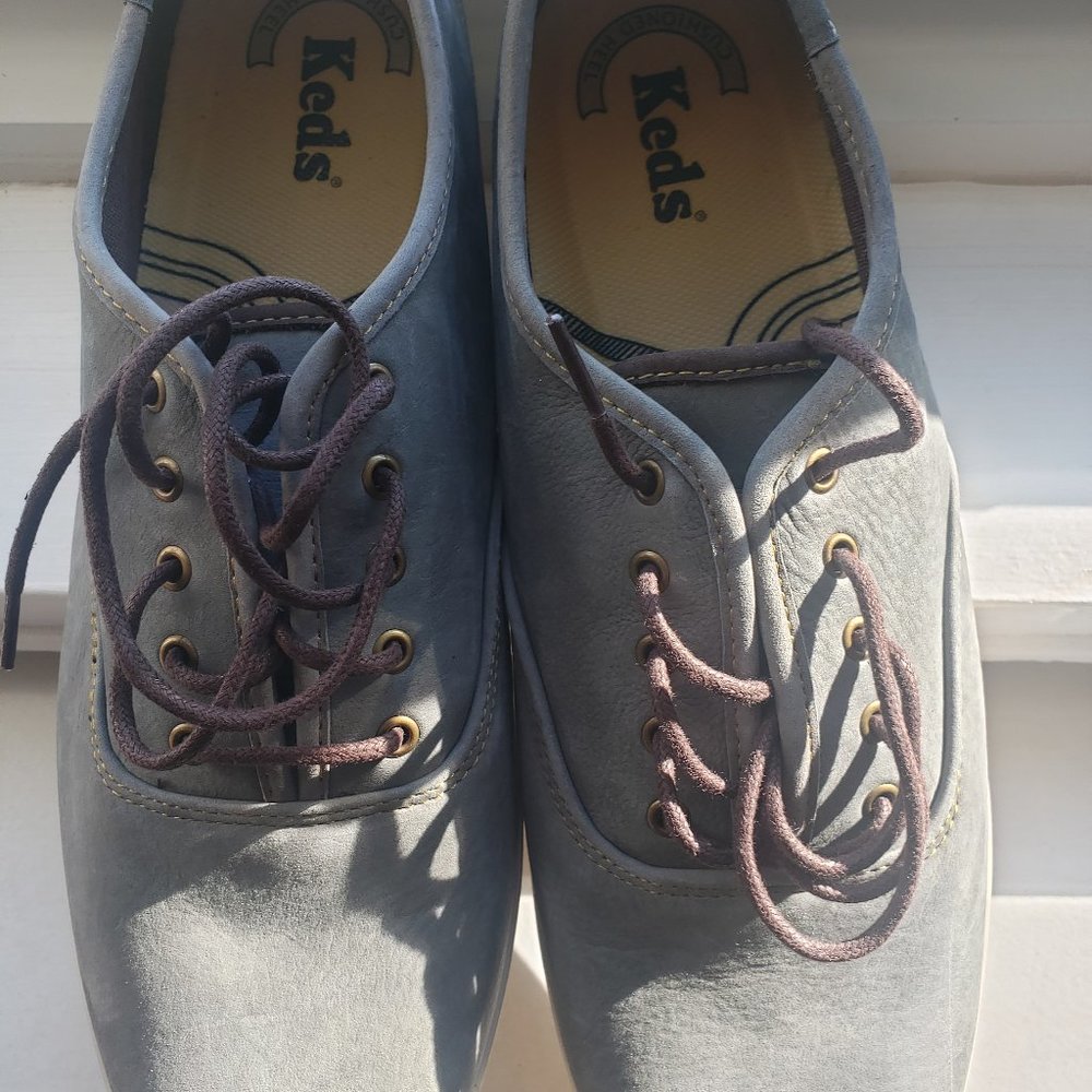 Men's Keds Champion Lo Rise Grey Leather Size 13